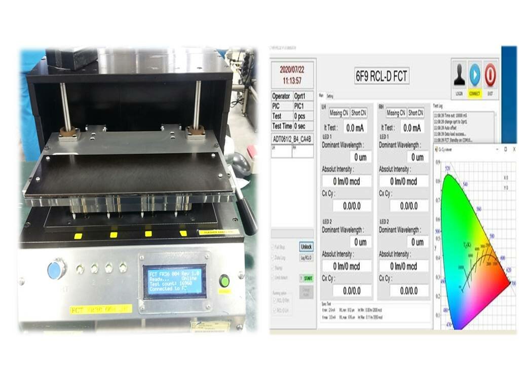 LED CHECK JIG WITH FEASA